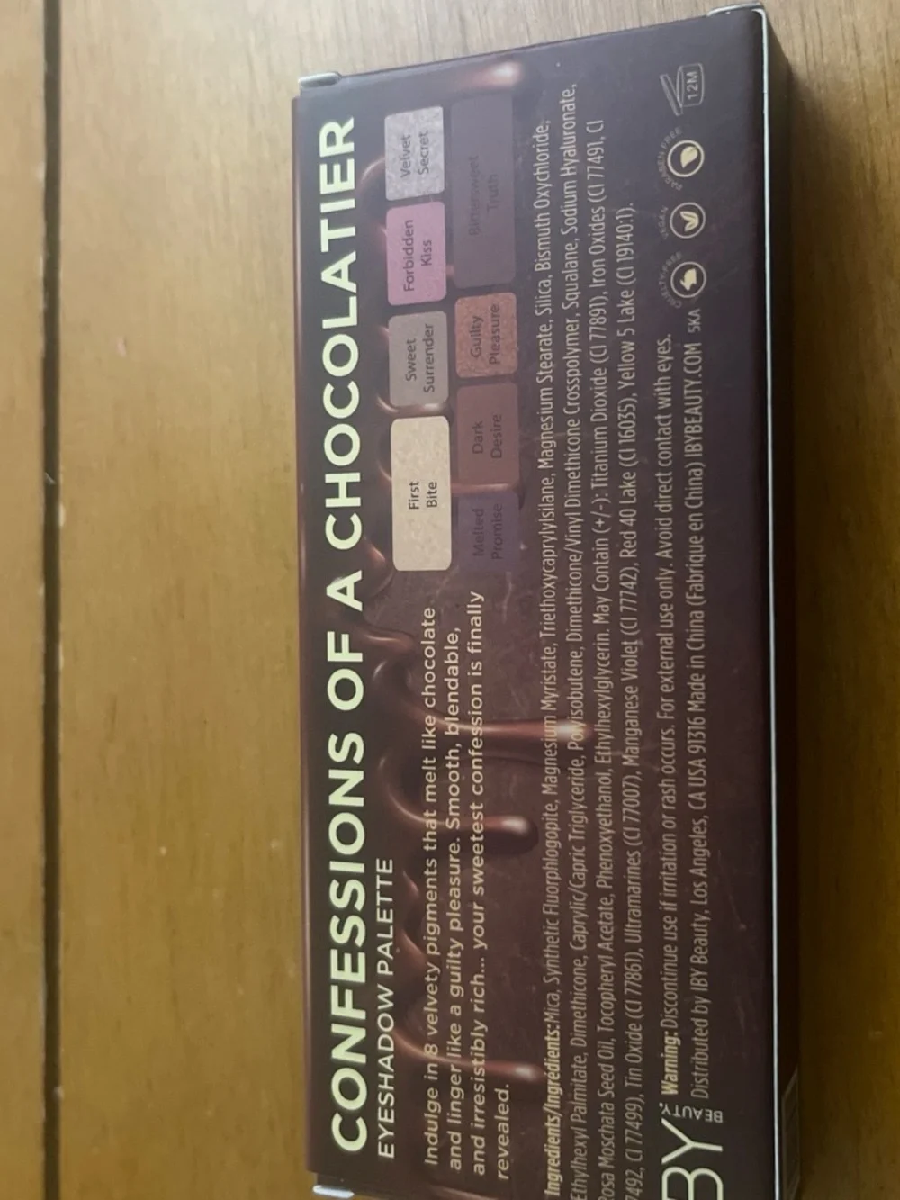 IBY Confessions of a Chocolate Eye Shadow Palette - Warm Neutral Browns